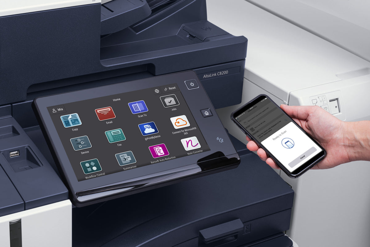 New Xerox AltaLink C8200 Series A3 Multi-Function Printers, Now with AI Built In