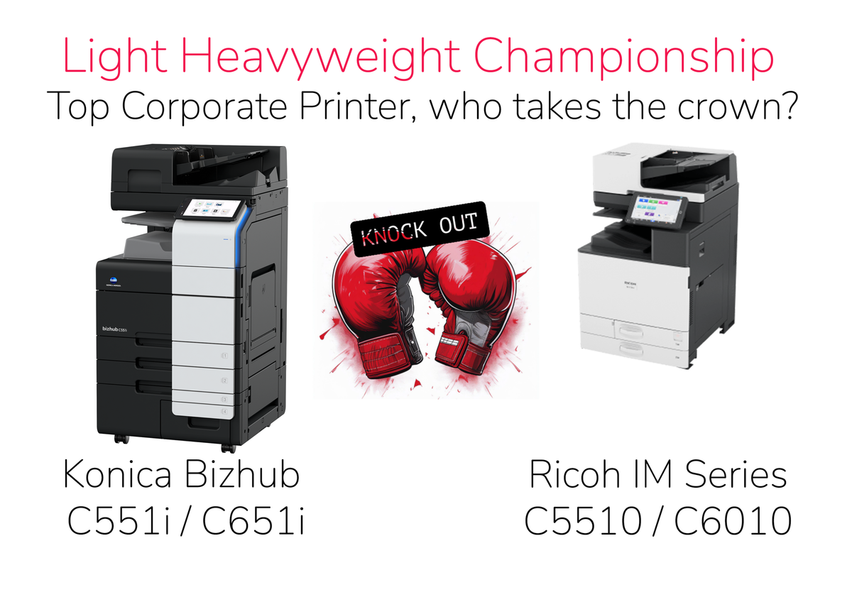 Konica Minolta bizhub C551i / C651i vs Ricoh IM C5510 / C6010: The Best Colour Photocopier for a Busy Office?