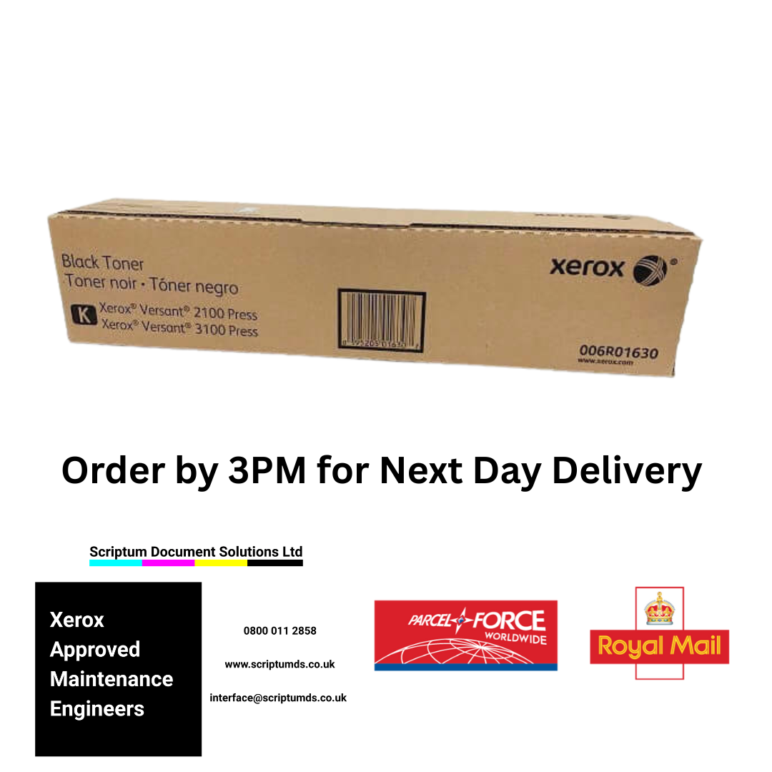 Xerox Black Toner Cartridge 006R01630 for Versant 2100 / 3100 / 4100