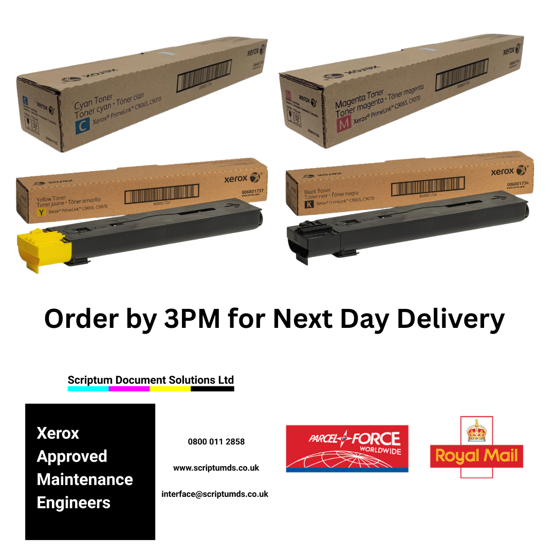 Xerox Genuine UK Original CMYK Toner Set for PrimeLink C9065 / C9070