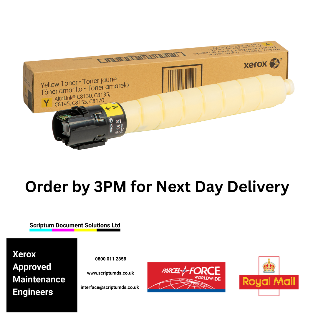 Xerox 006R01749 AltaLink C81XX & C82XX YELLOW Toner Cartridge (21,000 Pages)