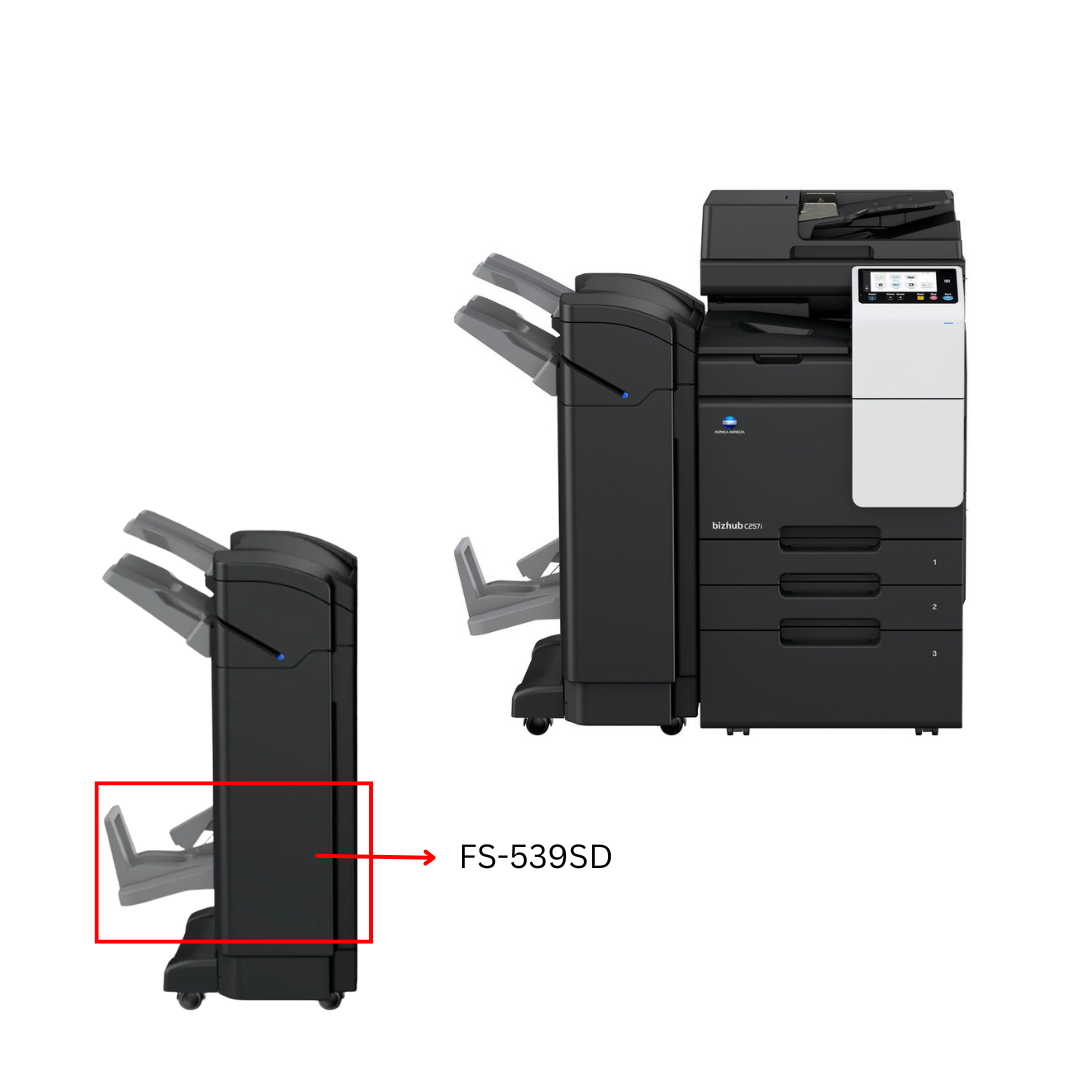 Konica Minolta FS-539SD Booklet finisher, 50 sheets - AAR4WYA