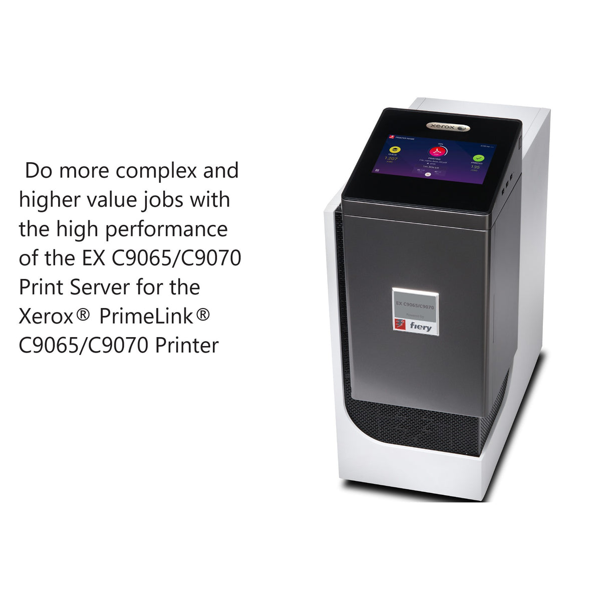 Pre-owned Xerox PrimeLink C9065 – External Fiery & Pro Booklet Maker – 781k Meter