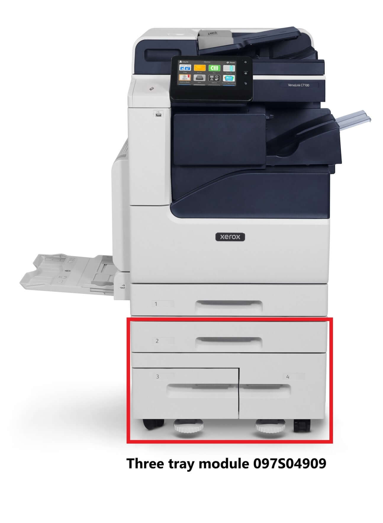Xerox Tandem Tray Module (total 3,040 sheets) fits Xerox VersaLink C70XX and C71XX 097S04909