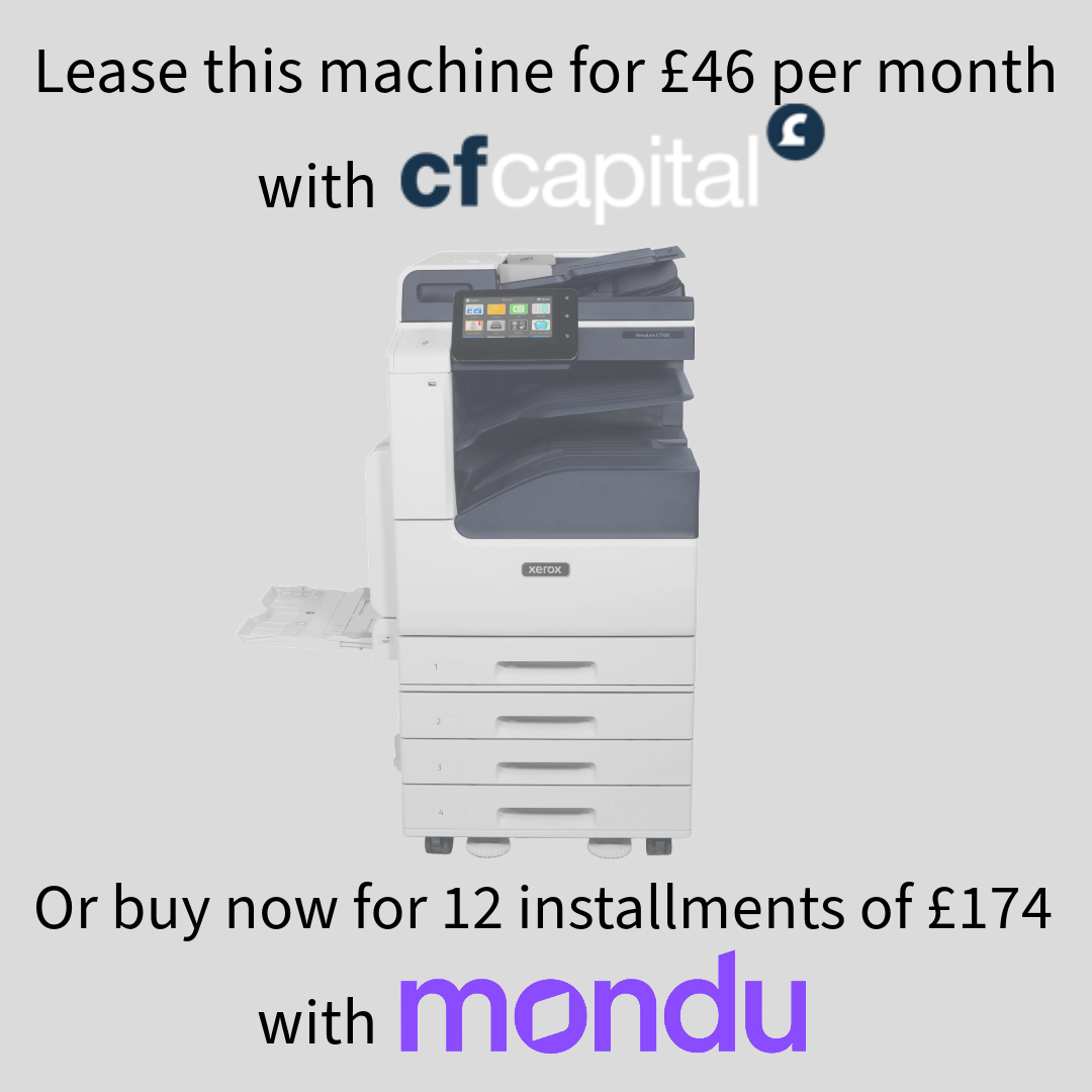 New Xerox VersaLink C7120 Colour MultiFunction Printer - Four trays C7120V_T