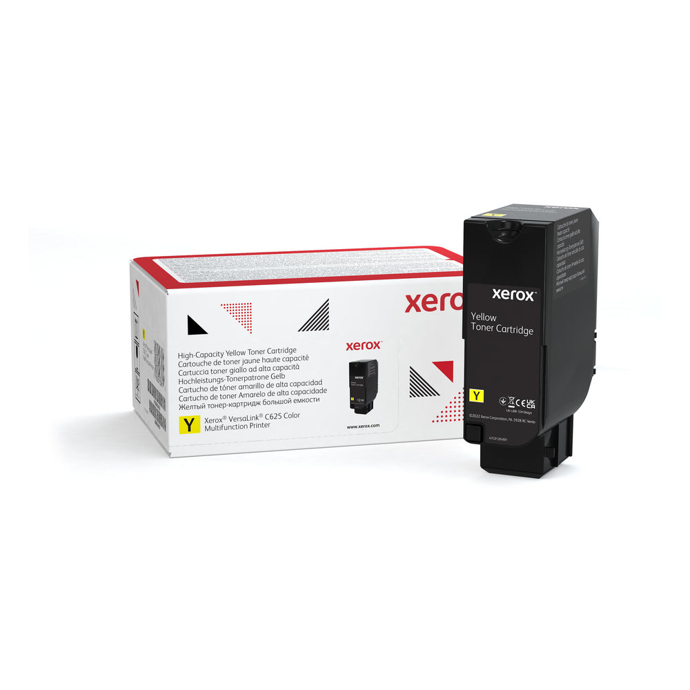 Xerox Yellow High Capacity Toner (16,000 Pages) For The VersaLink C625 - 006R04639