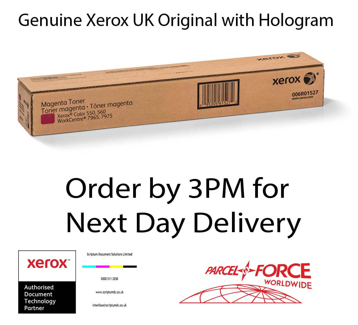 Xerox Magenta Toner Cartridge (32,000 Pages) 006R01527 for Color 550 / 560 / 570