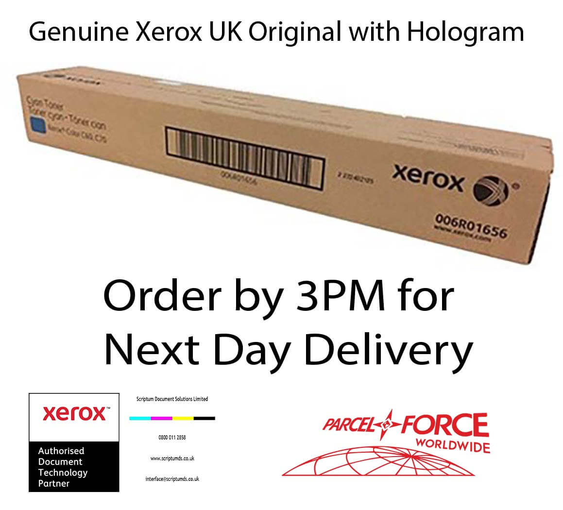 Xerox Cyan Toner Cartridge (34,000 Pages) 006R01656 for Color C60 / C70
