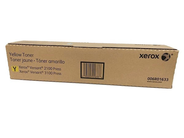 Xerox Yellow Toner Cartridge (97,500 Pages) 006R01633 for Versant 2100/3100-Scriptum Supplies