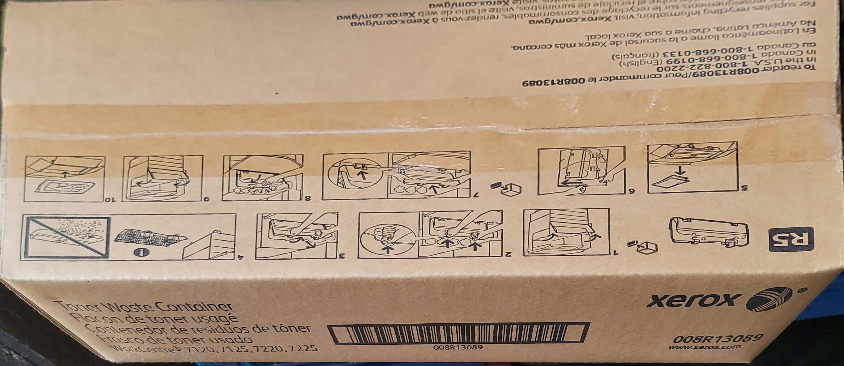 Xerox Waste Toner Cartridge 008R13089 for WorkCentre 7120 / 7125 / 7220 / 7225 / 7220i / 7225i