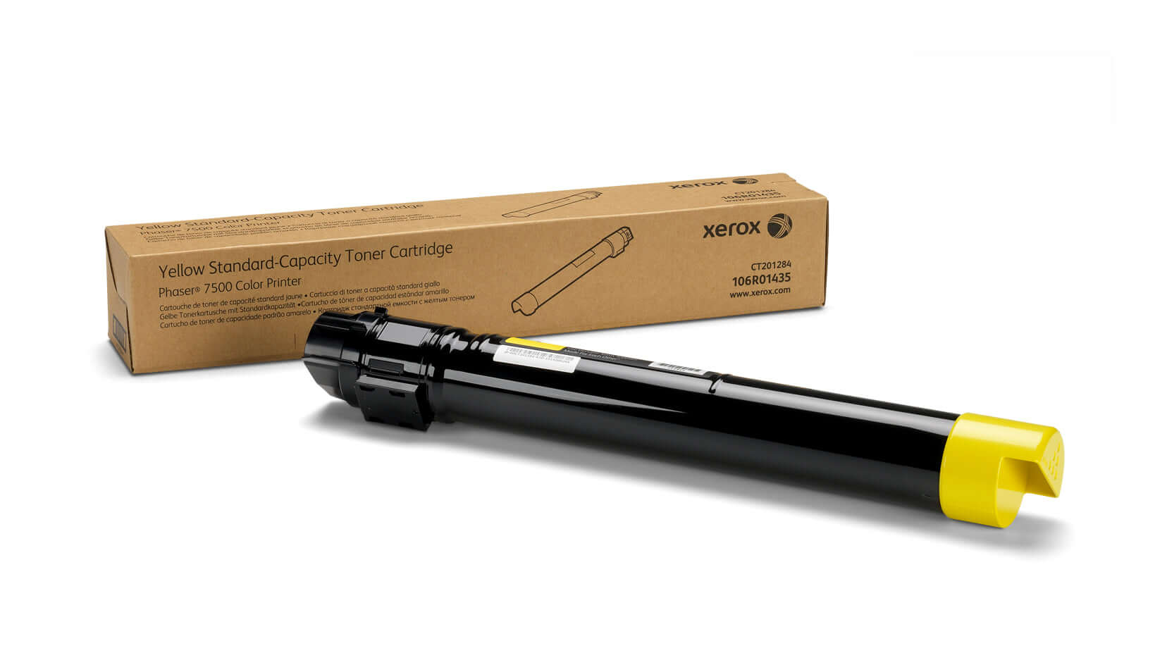 Xerox Standard Capacity Yellow Toner 106R01435 for Phaser 7500