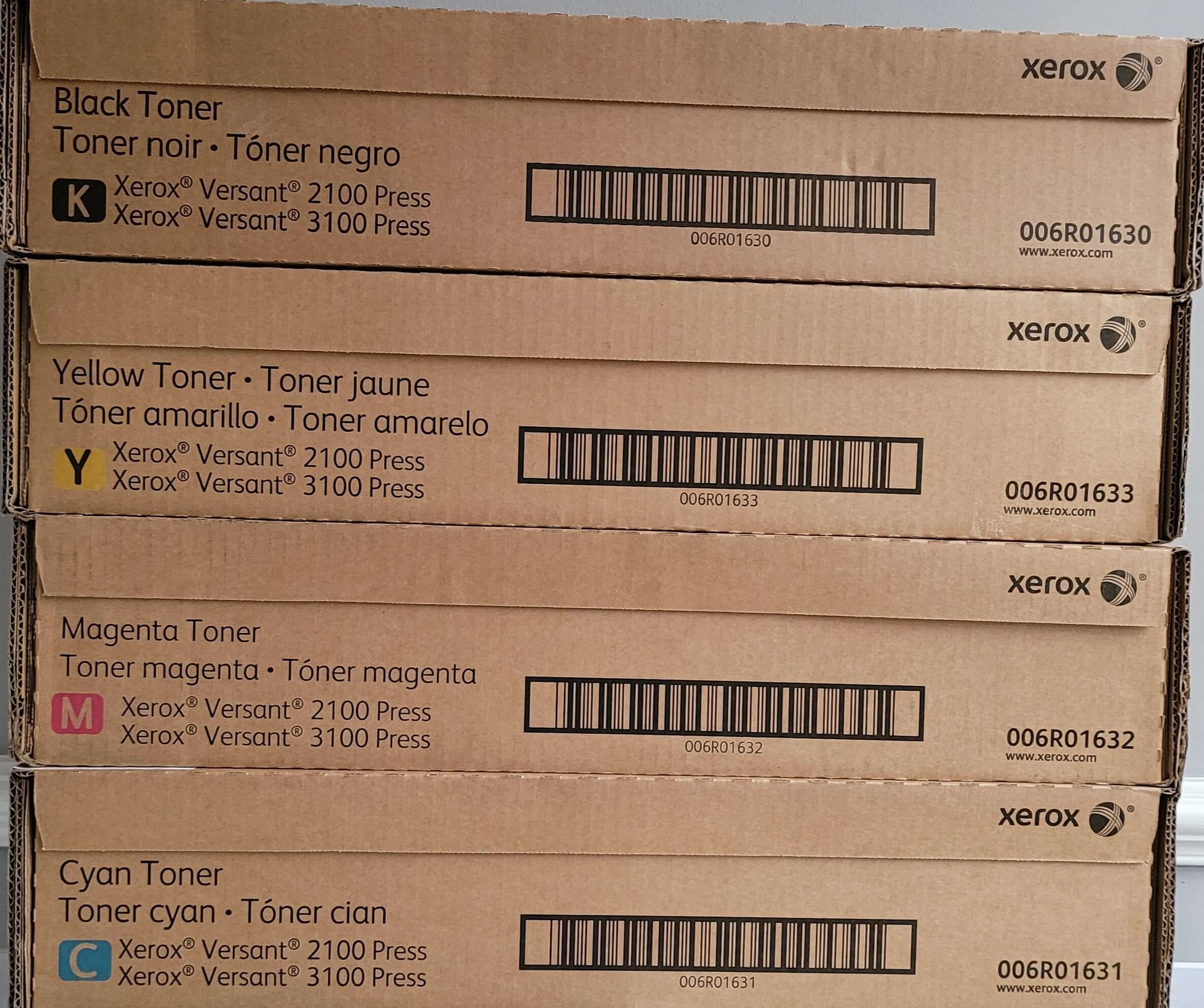 Versant 2100 3100 4100 toner 006R01630 006R01631 006R01632 006R01633