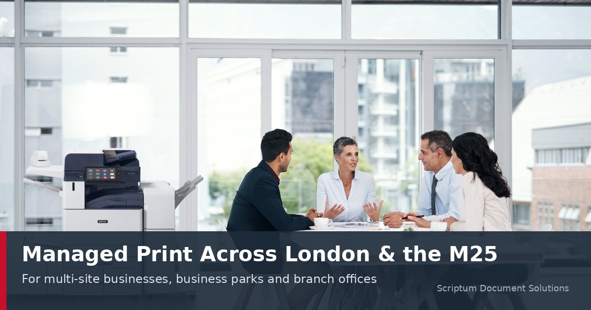 Managed Print Services Across London and the M25: A Guide for Businesses Beyond the Centre