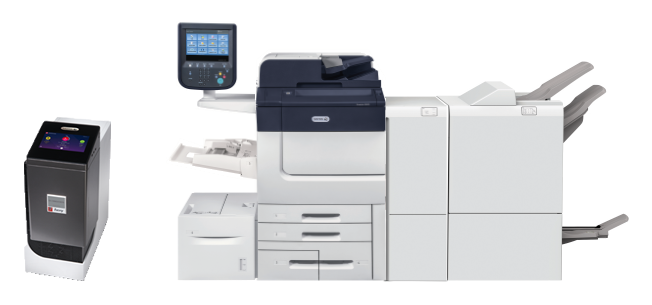 Xerox PrimeLink Printing Press with Booklet Maker and Fiery