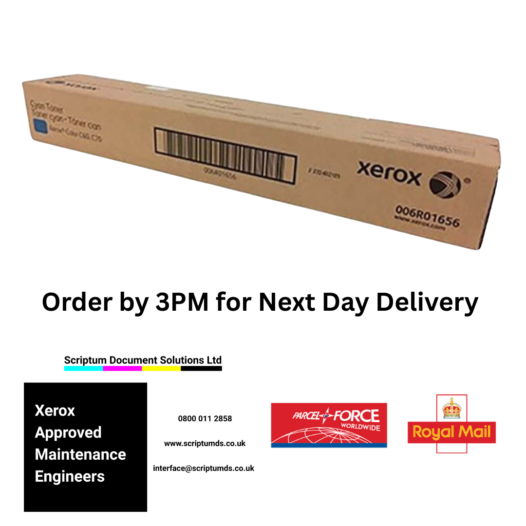 Xerox Cyan Toner Cartridge (34,000 Pages) 006R01656 for Color C60 / C70