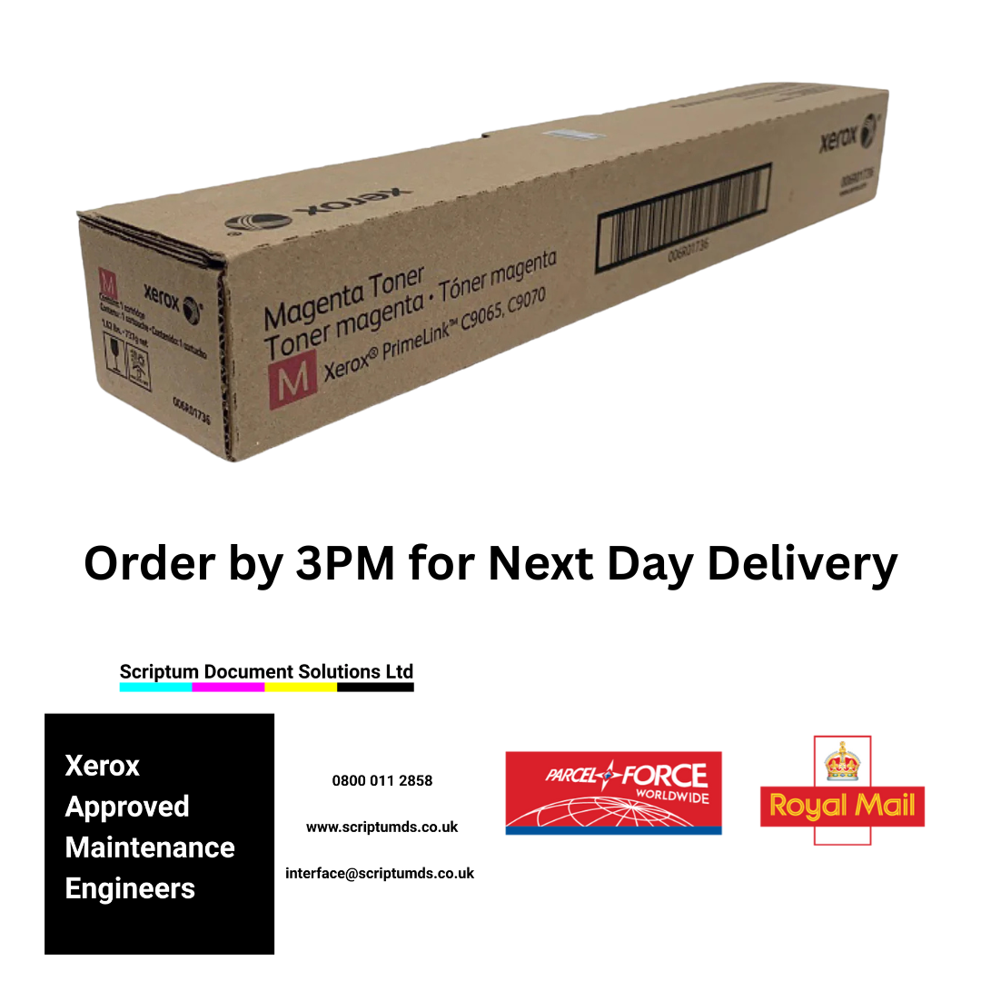 Xerox Magenta Toner Cartridge (32,000 Pages) 006R01736 for PrimeLink C9065 / C9070