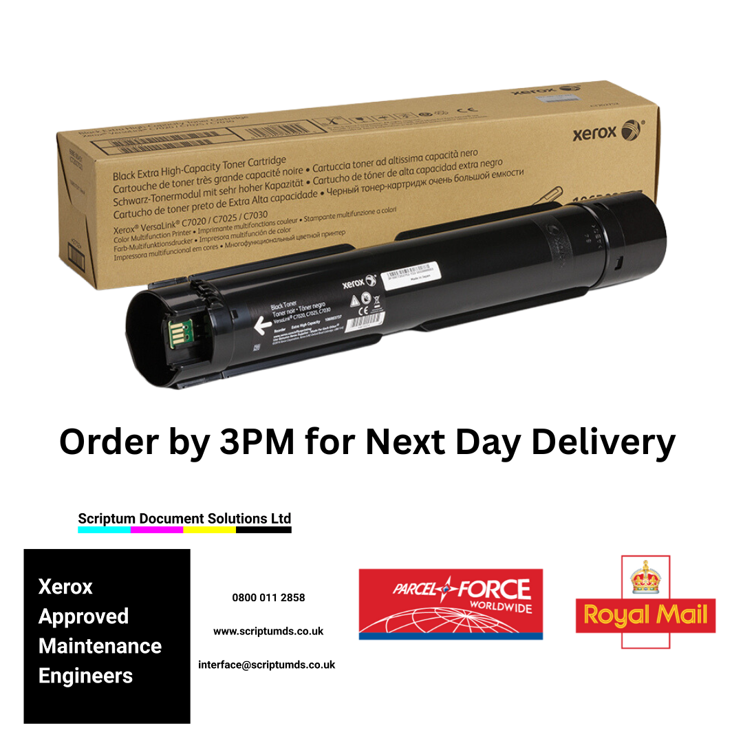 Xerox Extra High Capacity Black Toner Cartridge (23,600 Pages) 106R03737 for VersaLink C7020 C7025 C7030
