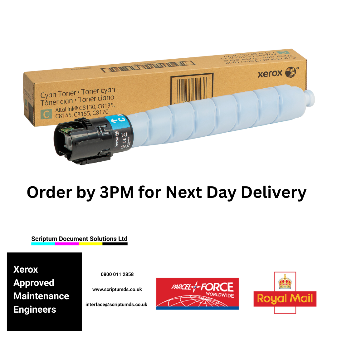 Xerox 006R01747 AltaLink C81XX & C82XX CYAN Toner Cartridge (21,000 Pages)