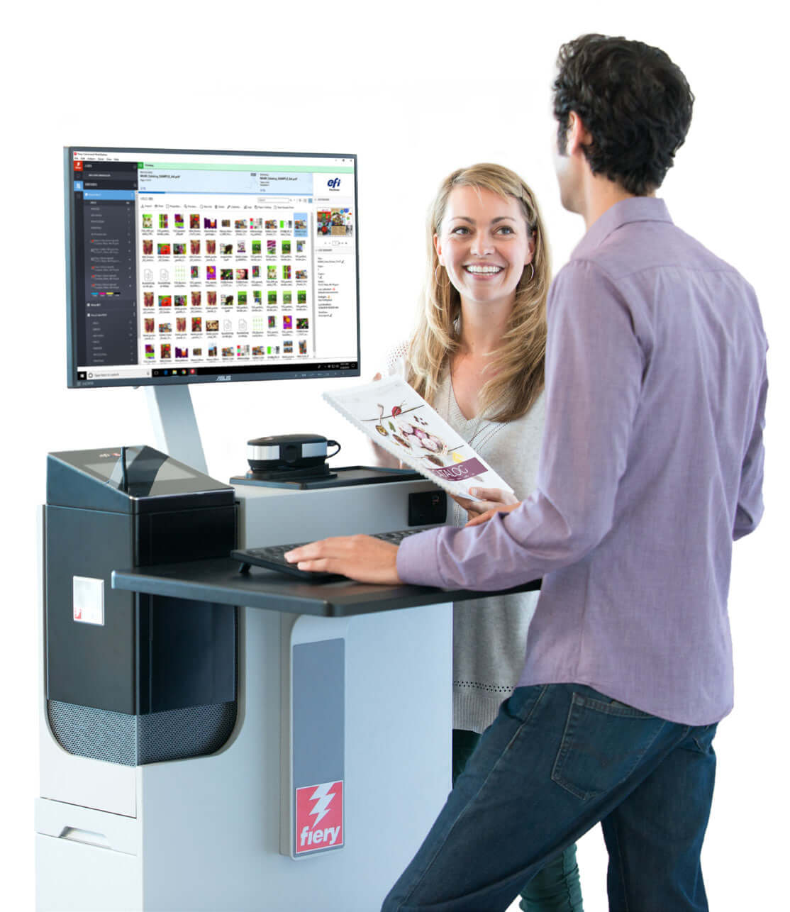 Xerox Versant 4100 Press w/ Fiery EX4100, Pro Booklet Finisher & High-Capacity Feeder - XV4100V/T