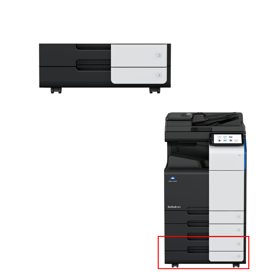 Konica Minolta PC-216 Universal Tray (2x) - AAV5WY8