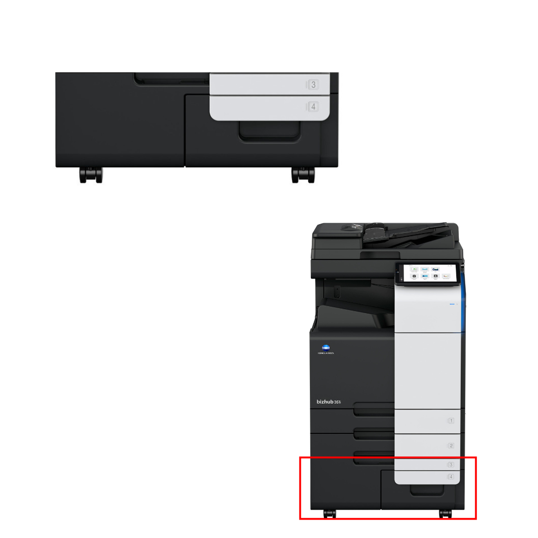 Konica Minolta PC-417 Large capacity tray (1500+1000) - AAV5WY6