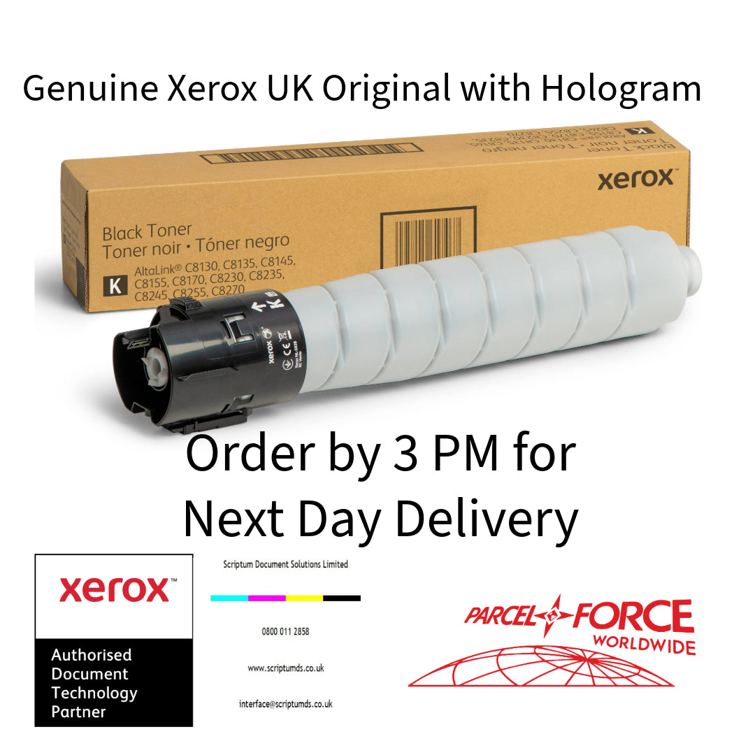 Xerox 006R01746 AltaLink C81XX & C82XX BLACK Toner Cartridge (36,000 Pages)