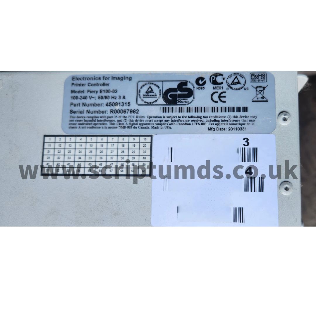 Xerox 550 / 560 / 570 Efi Integrated Fiery Colour Controller - 45091315