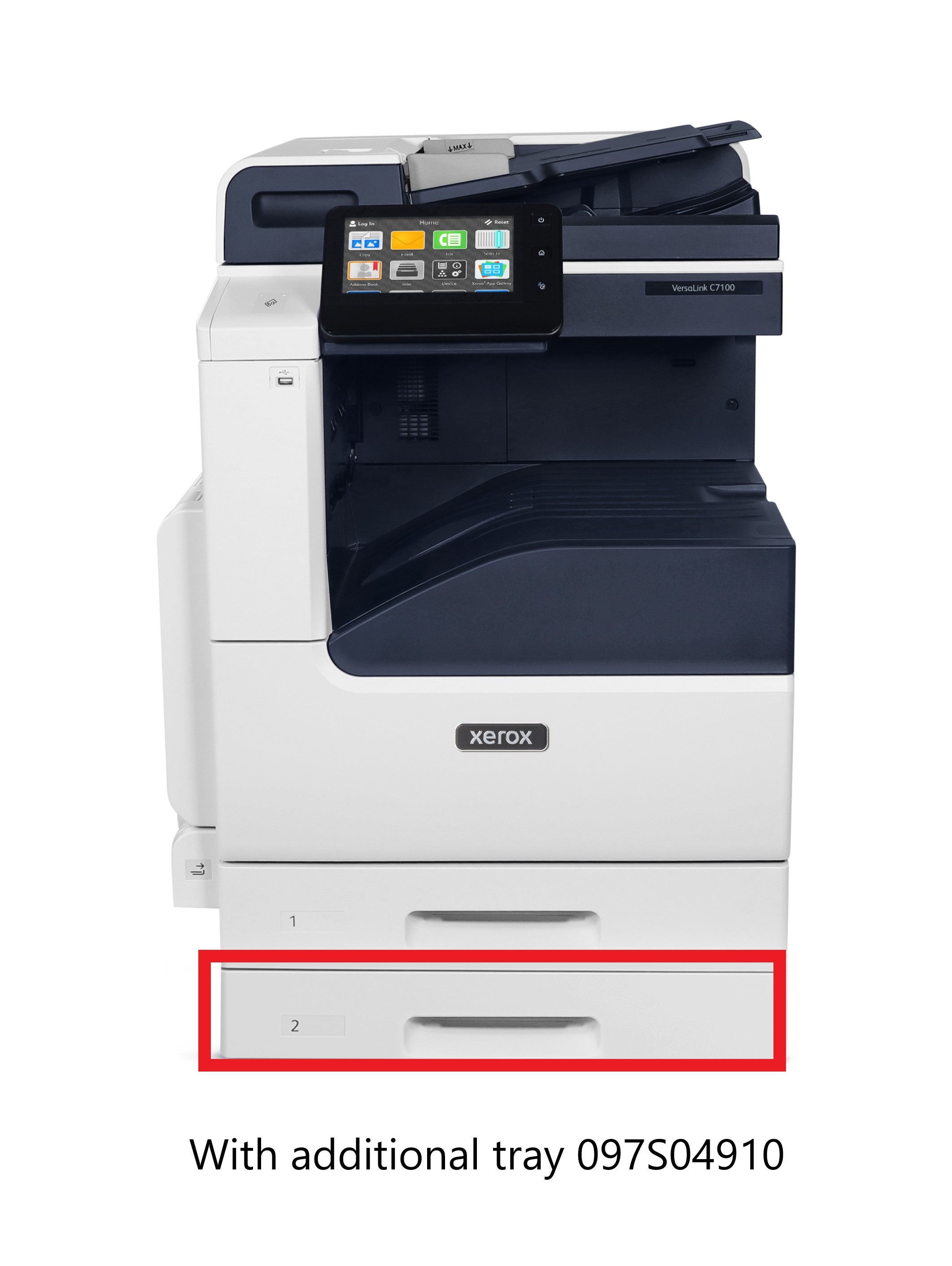 Xerox VersaLink C7120D_N Colour MFP - Desktop Single tray