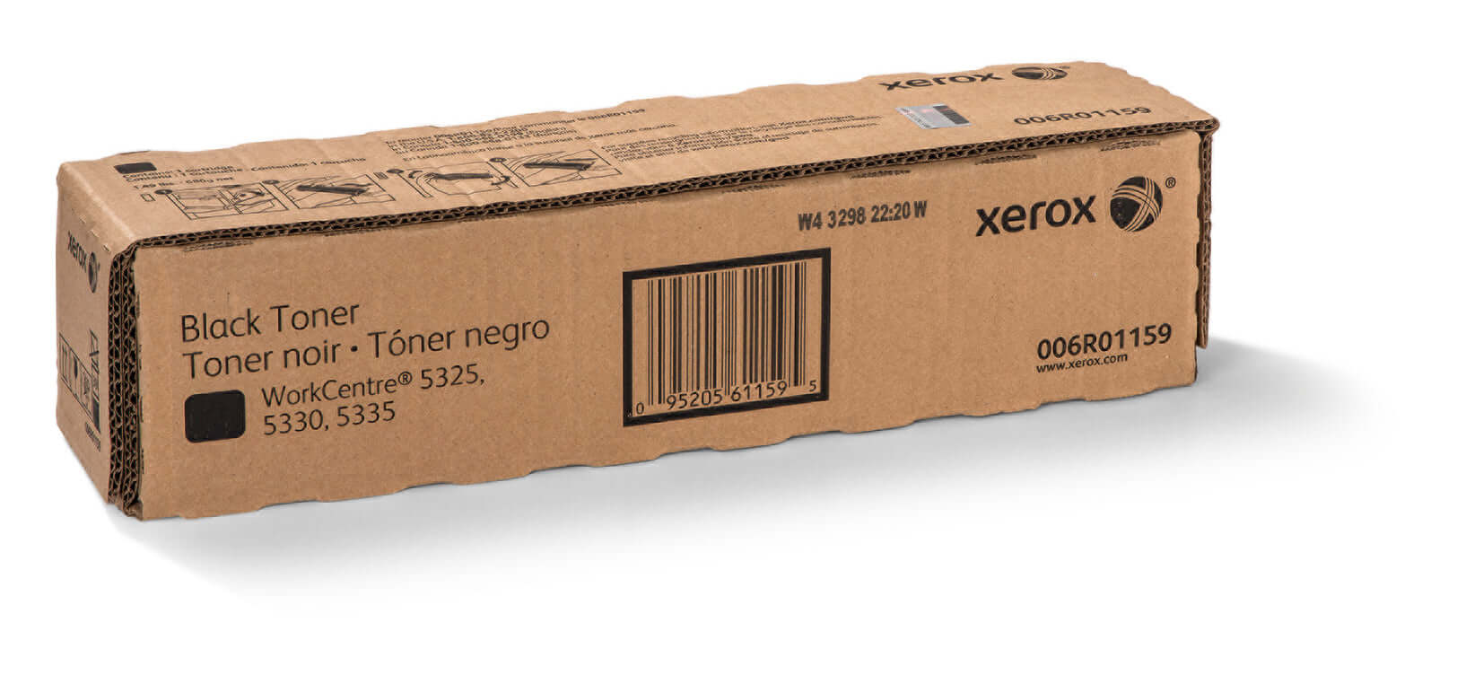 Xerox 006R01159 – Black Toner Cartridge, Laser Toner and Laser Toner (Black, WorkCentre 5325, 5330, 5335, One Piece (S))-Scriptum Supplies