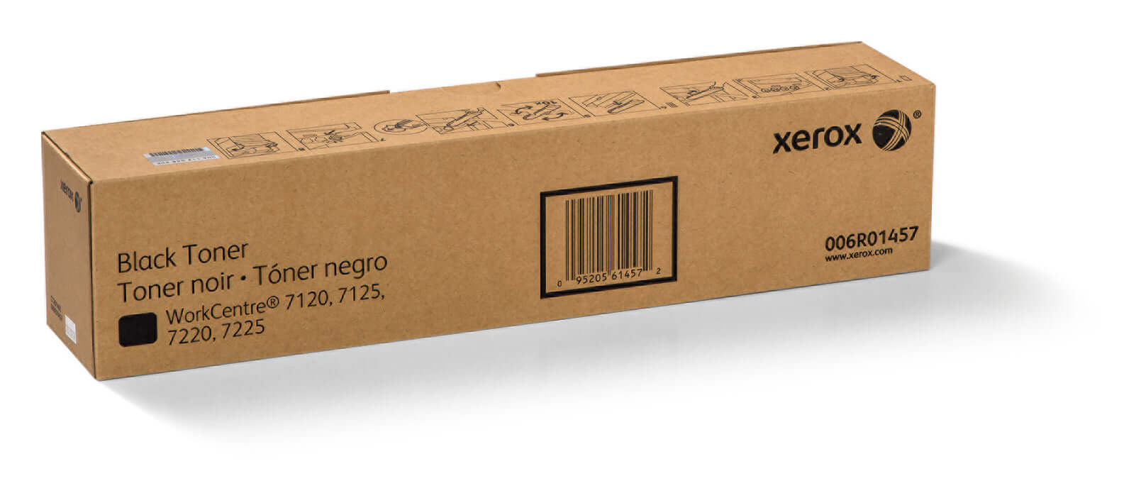 Xerox Black Toner Cartridge Sold (22,000 Pages) 006R01457 for WorkCentre 7120/7125/7220/7225/7220i/7225i