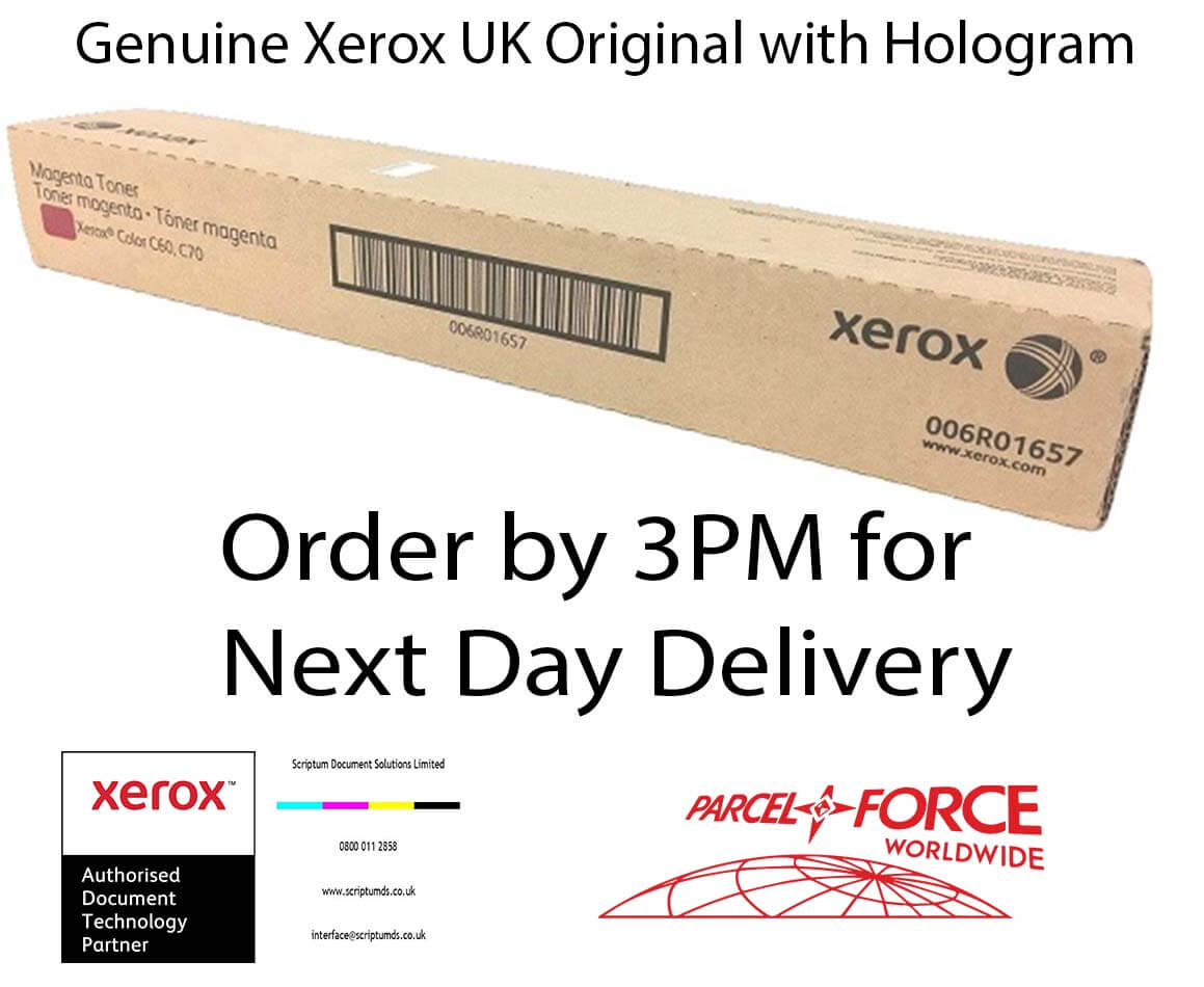 Xerox Magenta Toner Cartridge (32,000 Pages) 006R01657 for Color C60 / C70