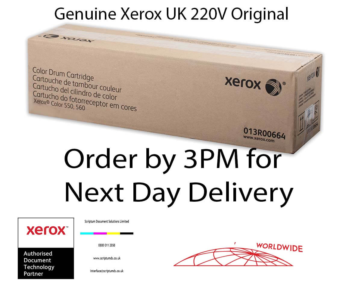 Xerox Colour Drum Cartridge (85,000 Pages) 013R00664 for Color 560/560/570/C60/C70 & WorkCentre 7965/7975 & PrimeLink C9065/C9070