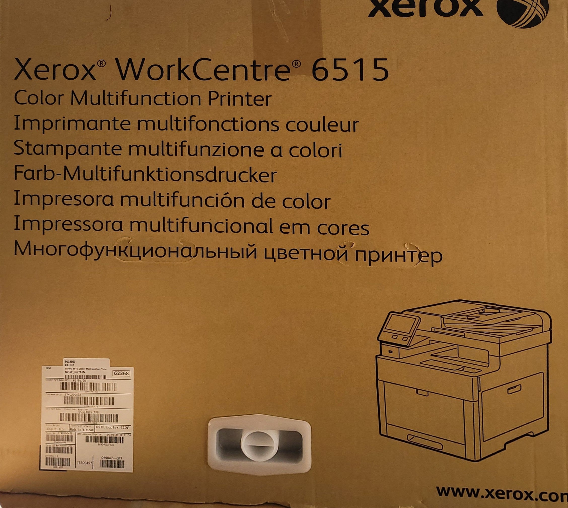 Xerox 6515V_DN A4 Colour Multi-Function - in stock