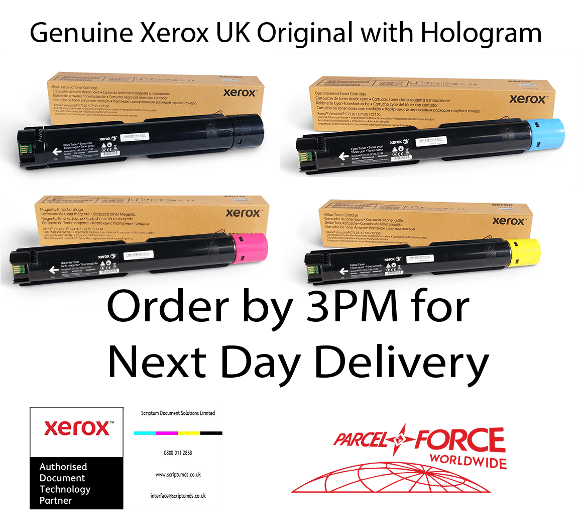 Xerox VersaLink C7120 C7125 C7130 CMYK toner Set - 006R01824 / 5 / 6 / 7