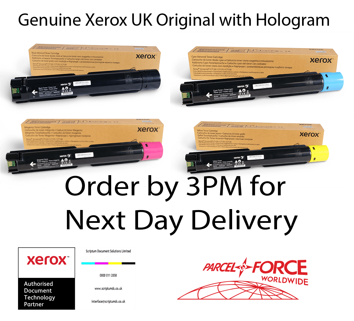 Xerox CMYK toner Set for VersaLink MFPs 006R01824/5/6/7