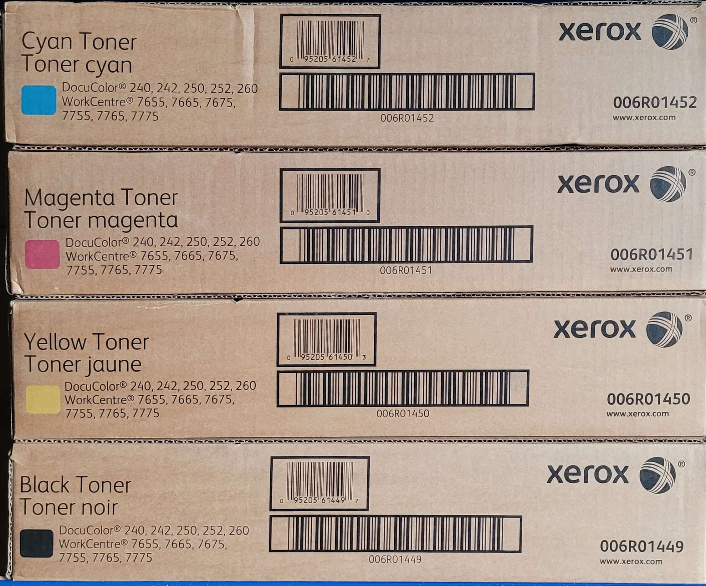 Xerox Toner JOB LOT - Fits DC240 / DC250 / DC242 / DC252 / DC260