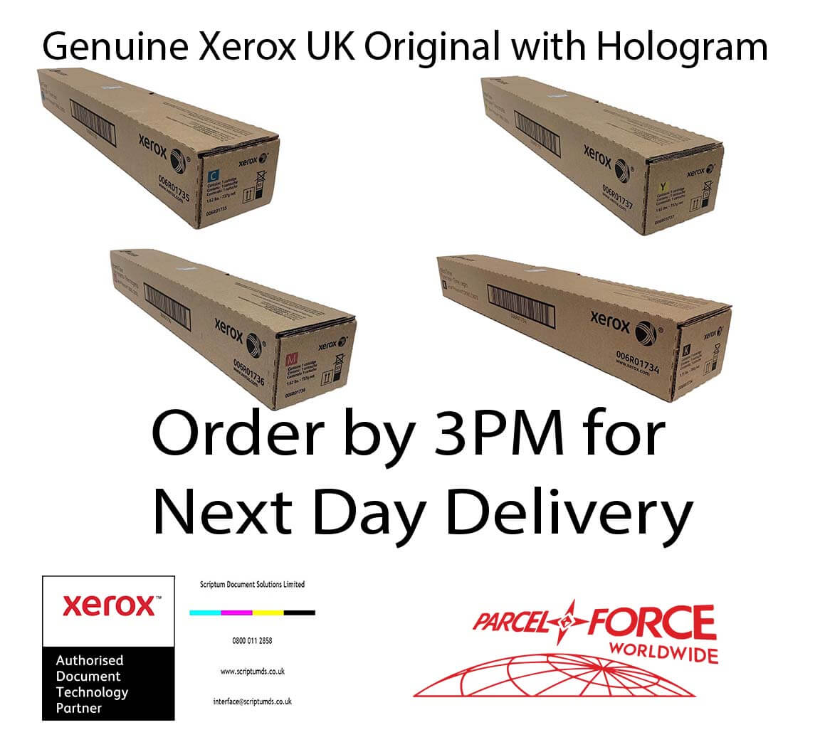 Xerox Genuine UK Original CMYK Toner Set for PrimeLink C9065 / C9070