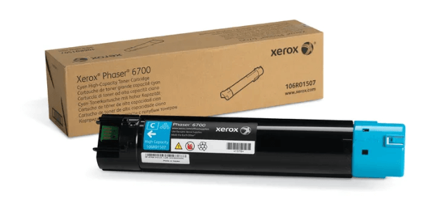 Xerox Genuine Phaser 6700 Cyan High Capacity Toner Cartridge (12,000 pages) - 106R01507-Scriptum Supplies